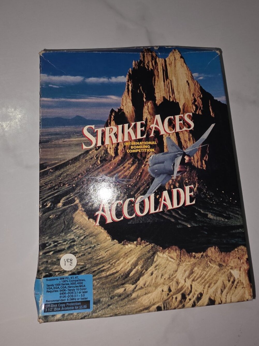 IBM vintage Strike Aces computer game